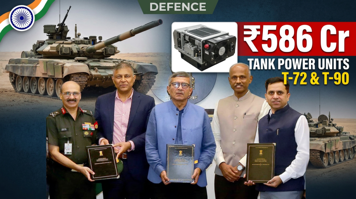 ₹586 crore T-72 T-90 tank contract